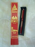 Leather bookmark and pen
